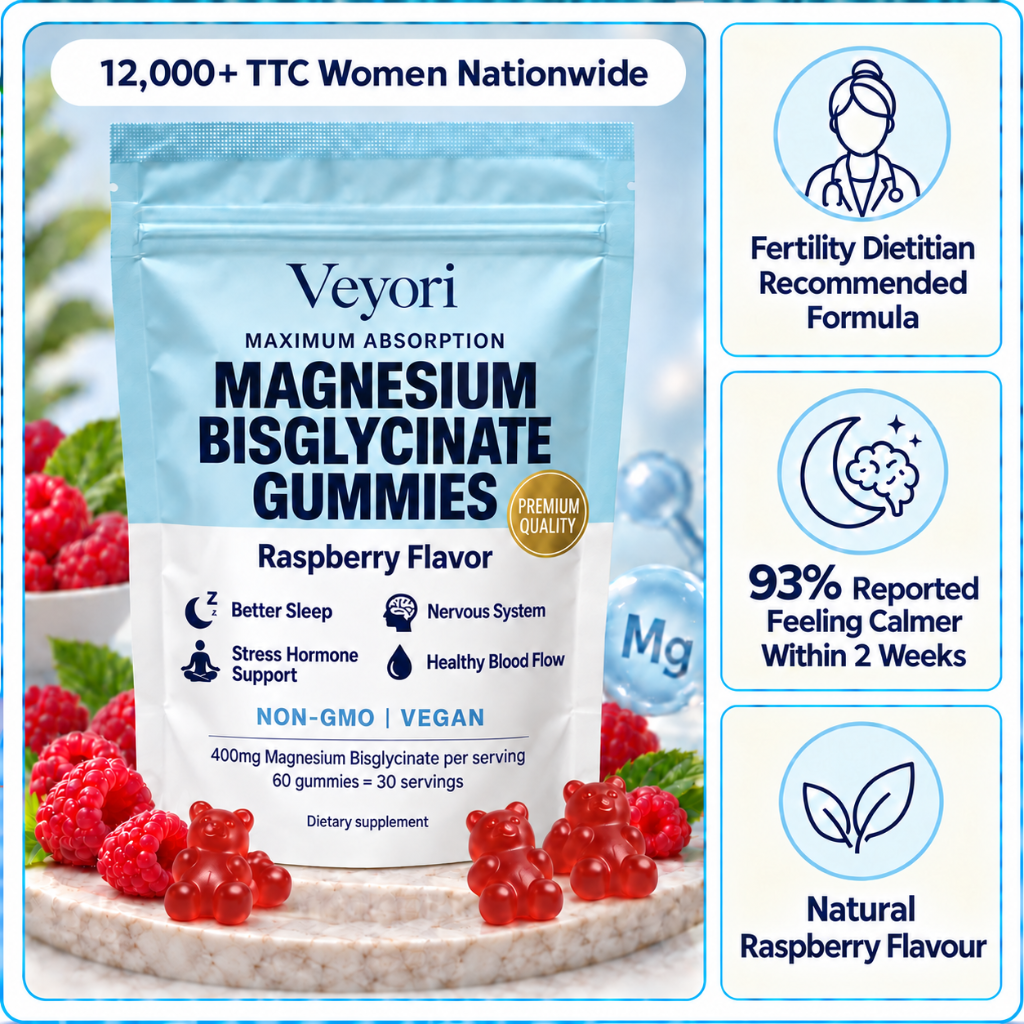 TTC Stress & Sleep Support — Magnesium Bisglycinate Gummies