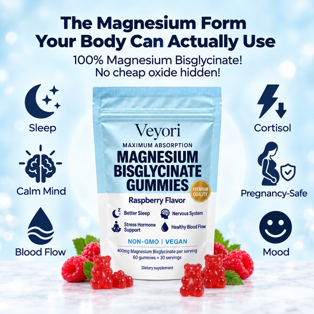 TTC Stress & Sleep Support — Magnesium Bisglycinate Gummies